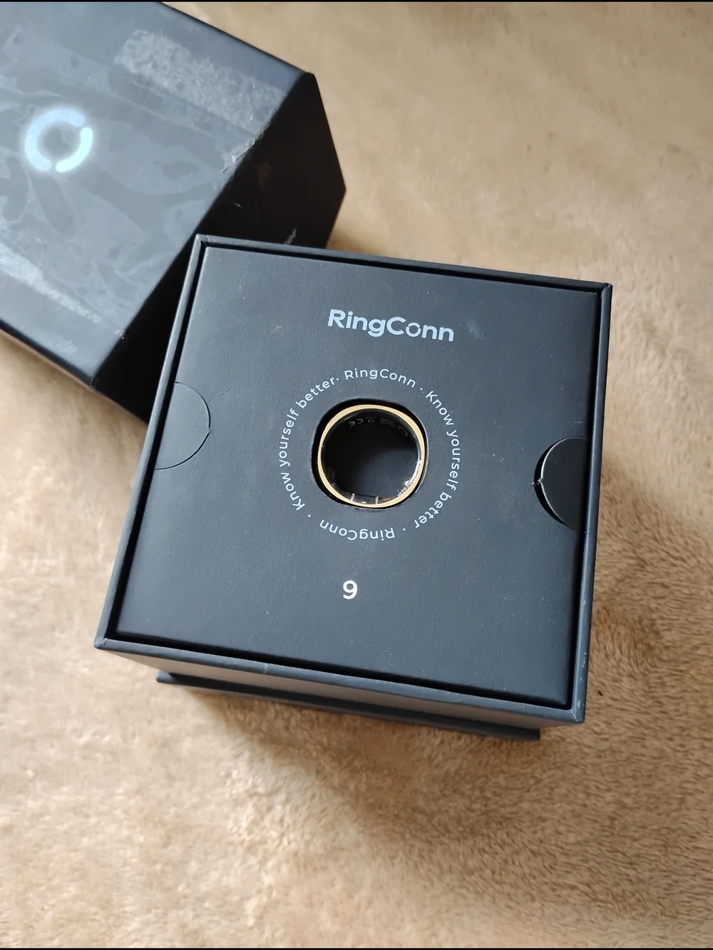 Ringconn 1 Smart Health Ring in Gold - Activity & Sleep Tracker